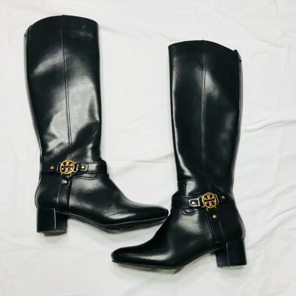 Tory Burch leather‎ heel boots